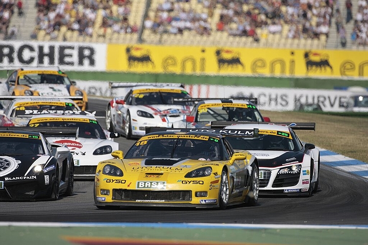 Die gelbe Corvette Z06.R GT3 von Toni Seiler.
