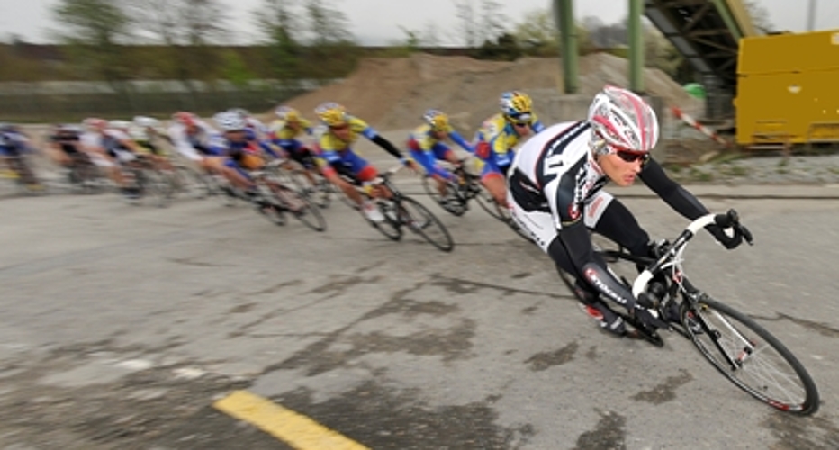 Urs Huber, der einzige Elitefahrer des organisierenden RRC Amt, kam nach dem strapaziösen Etappenrennen in der Vorwoche in Afrika heuer am GP Osterhas nicht auf Touren. (Bilder Martin Platter)
