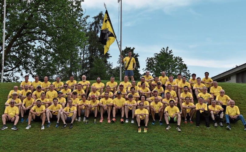 Diese stattliche gelbe Gruppe ist am Turnfest in Arbon aufgelaufen. (Bilder zvg)