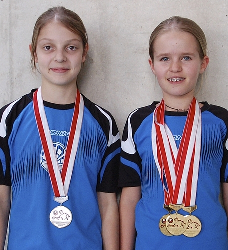 Svenja Holzinger (links) und Ursina Stamm.
