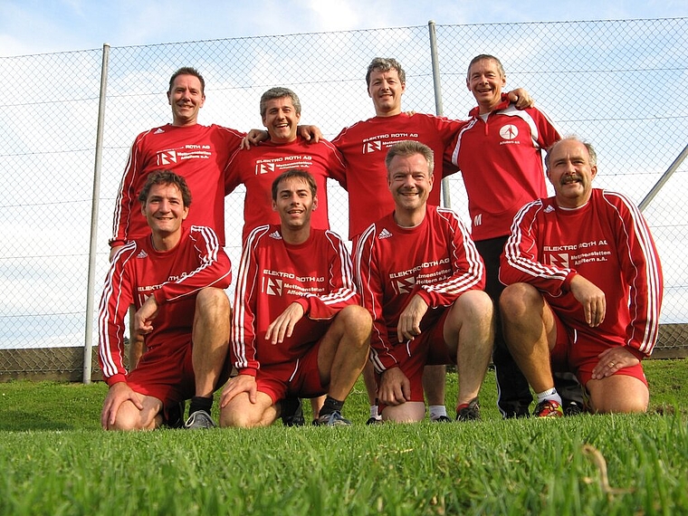 Die siegreichen Faustball-Senioren aus Affoltern. (Bild zvg.)