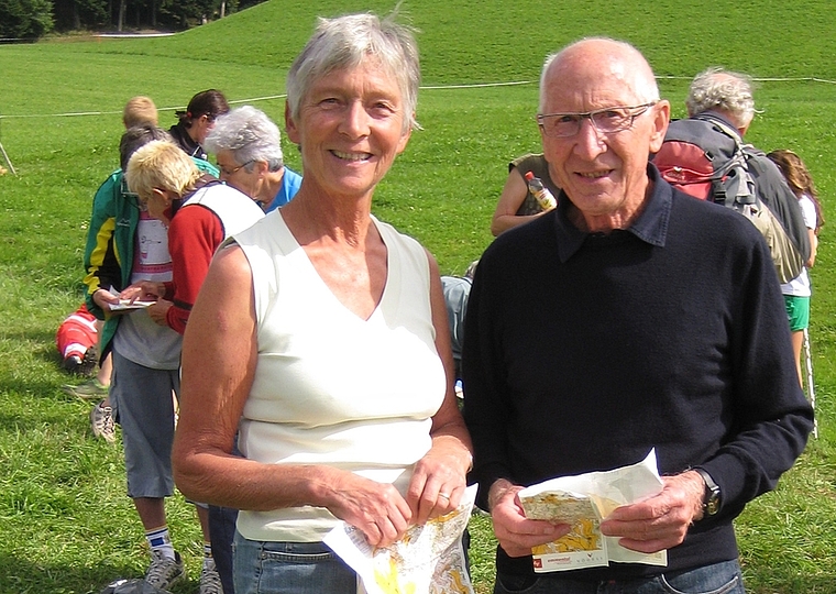 Die beiden erfolgreichen Schweizer Meister aus dem Säuliamt: Lucia Hasler, Bonstetten, und Walter Bickel, Mettmenstetten.