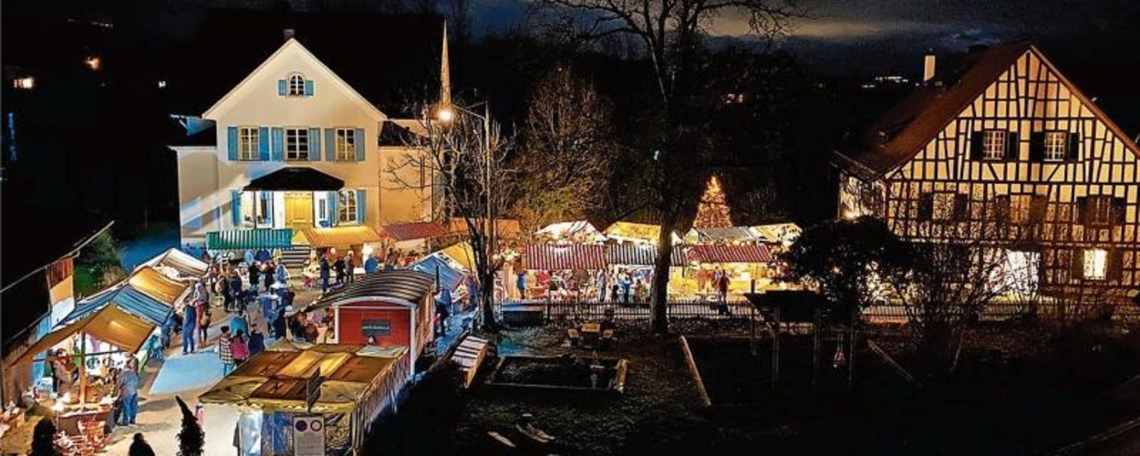 Der Maschwandner Weihnachtsmärt bei der letztmaligen Durchführung im Jahr 2019. (Archivbild zvg)