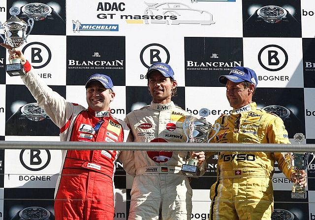 Toni Seiler, Rekordstarter im ADAC GT Masters, sicherte sich in Hockenheim Platz drei in der Amateurwertung und sein insgesamt achtes Amateur-Podium im 15. Rennen der Saison. (Bilder zvg.)
