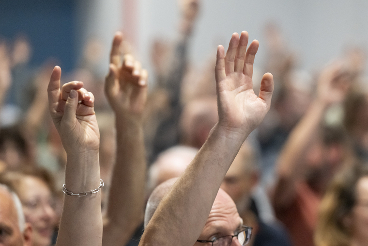 Wer an der Gemeindeversammlung teilnimmt, kann mitentscheiden. (Bild Alex Spichale/CH Media)