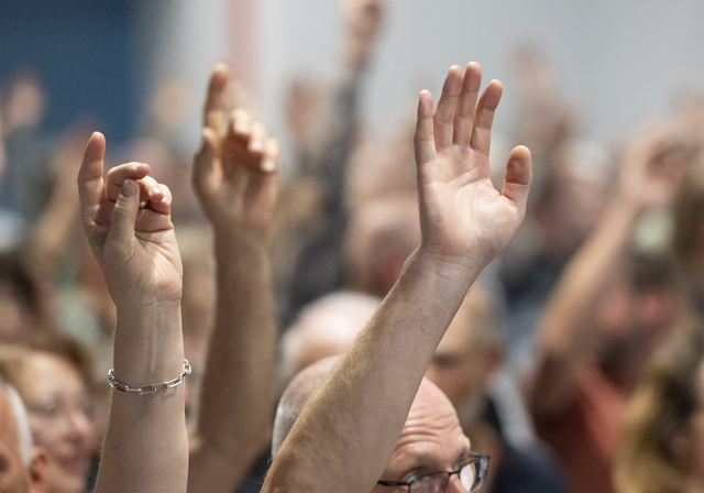 Wer an der Gemeindeversammlung teilnimmt, kann mitentscheiden. (Bild Alex Spichale/CH Media)