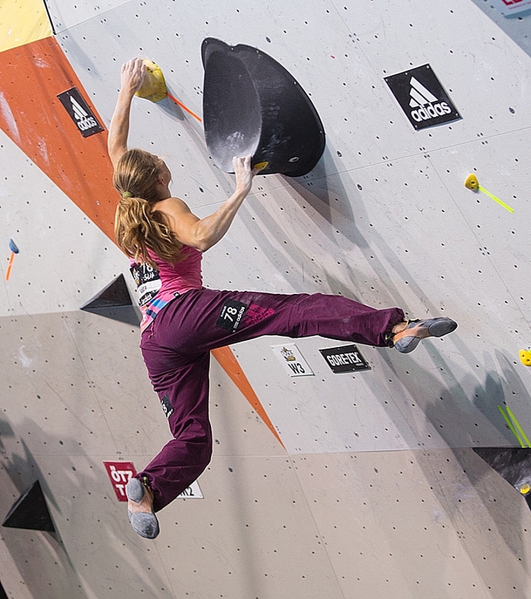 Petra Klingler ist erneut eine tolle Sportklettersaison gelungen. (Archivbild)