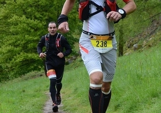 Rang 2 für Adrian Brennwald am Trail des Marcaires. (Bild Nicolas Fried)