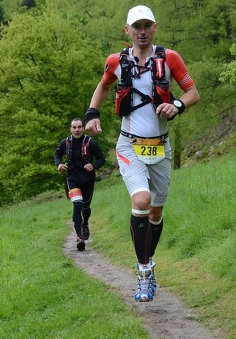 Rang 2 für Adrian Brennwald am Trail des Marcaires. (Bild Nicolas Fried)