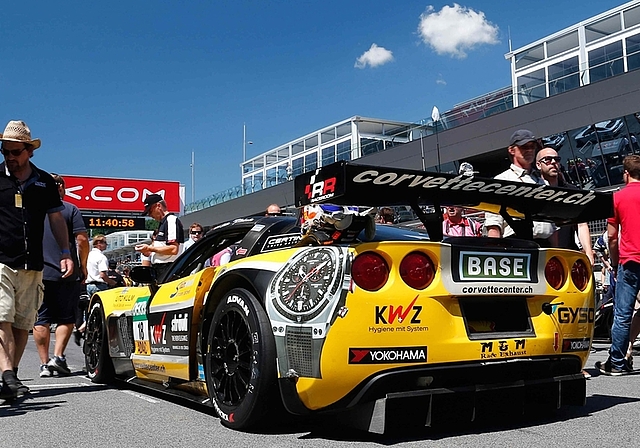 Die Corvette Z06.R GT3 zeigte sich auf dem Red Bull Ring in der Steiermark von ihrer besten Seite: Sieg für Toni Seiler in der Gentlemen-Wertung. (Bild zvg.)