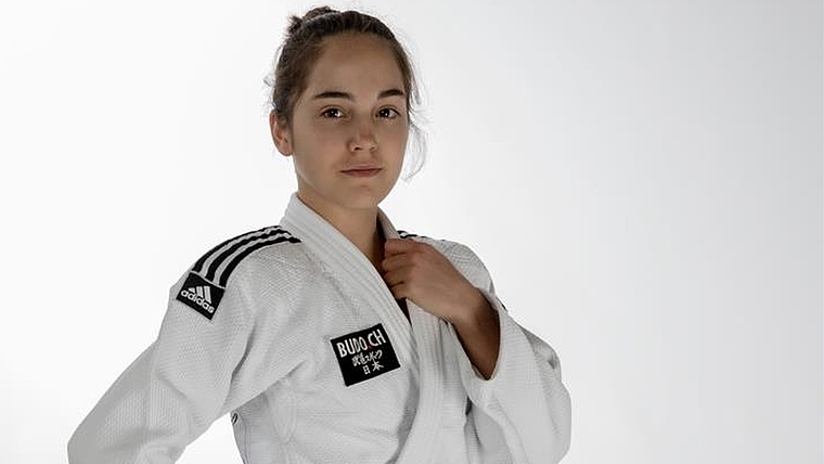 Judo-Talent Aline Erni aus Affoltern. (Bild Foto Fässler)