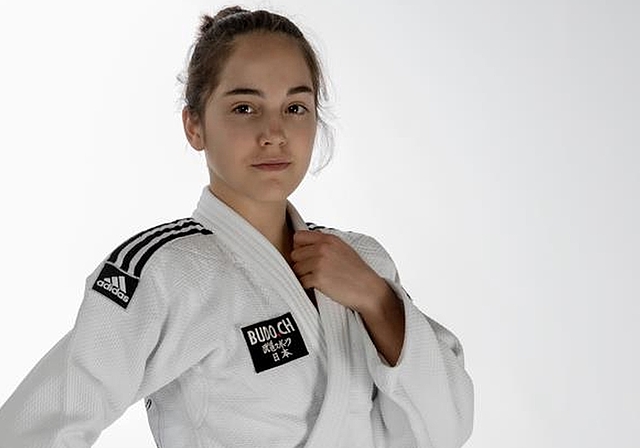 Judo-Talent Aline Erni aus Affoltern. (Bild Foto Fässler)