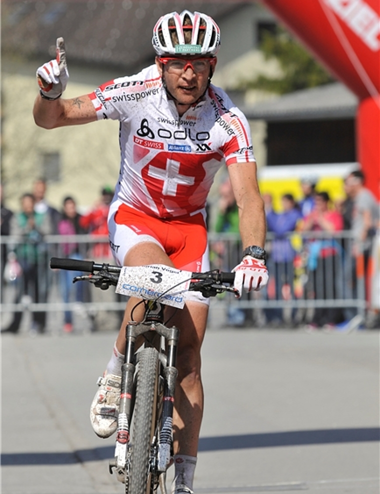 Schweizer Crosscountry-Meister Florian Vogel hat sich für den GP Osterhas am kommenden Samstag angemeldet. Mit welchen Ambitionen lässt er noch offen. (Bild Martin Platter)
