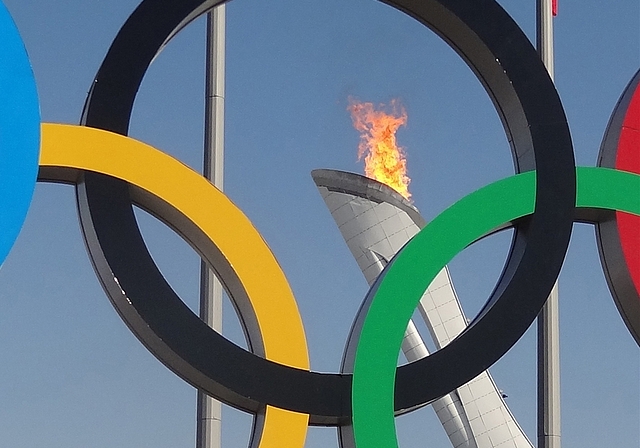 Bis Sonntag brannte das olympische Feuer in Sotschi. (Bild Hanspeter Isoz)