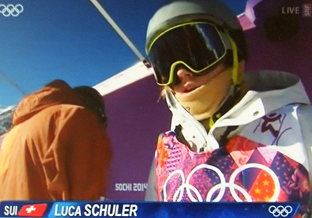 Volle Konzentration: Luca Schuler vor dem Start in den alles entscheidenden zweiten Quali-Lauf. (Screenshots SRF)
