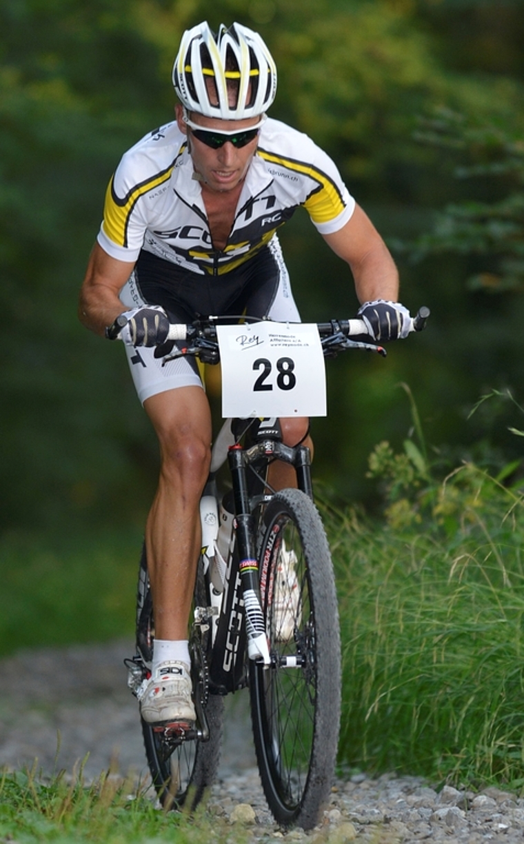 Nach dem Sieg am Albis-Bikerennen wird Michel Barvin als 36. bester Säuliämtler an der o-tour. (Bild Archiv Martin Platter)
