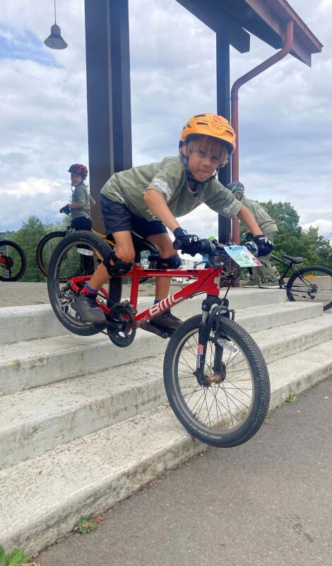 Die Kinder hatten viel Spass auf dem Bike. (Bild zvg)