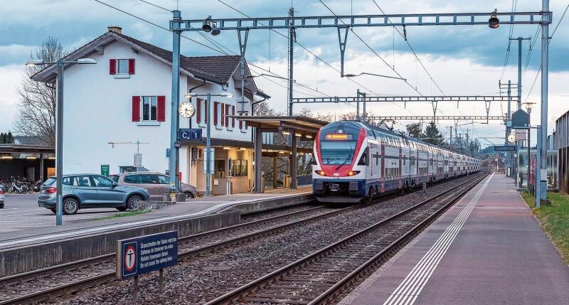 Der Bahnhof Knonau: Aus Sicht der Planer gibt es im Gebiet rund um den Bahnhof noch «erhebliche Verdichtungs-
reserven». (Bilder Daniel Vaia)