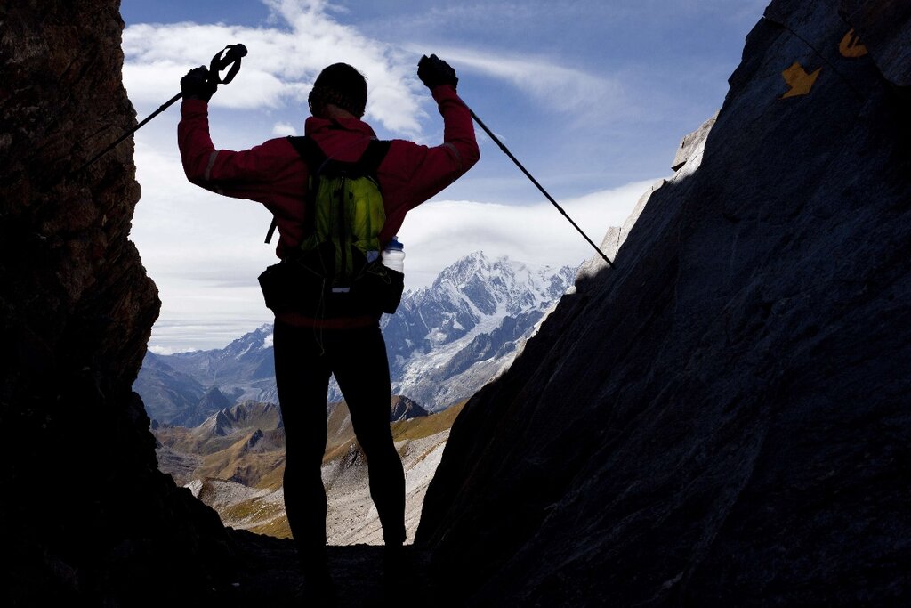 Am Tor des Géants sind die Athleten weitgehend auf sich alleine gestellt.
