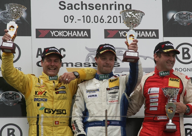 Podium der Amateurwertung von links: Toni Seiler, Kristian Poulsen und Swen Dolenc. (Bilder zvg.)
