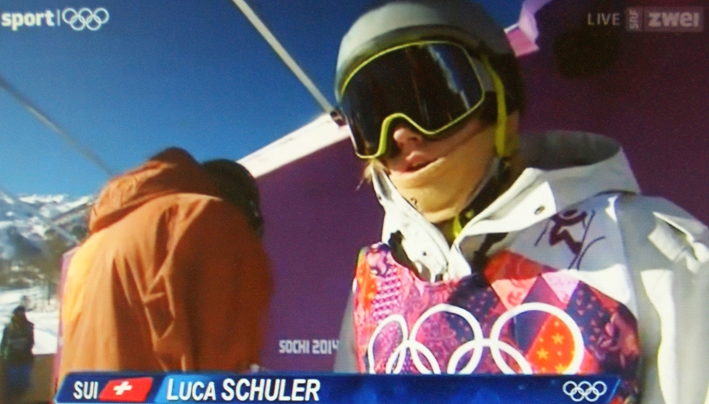 Volle Konzentration: Luca Schuler vor dem Start in den alles entscheidenden zweiten Quali-Lauf. (Screenshots SRF)
